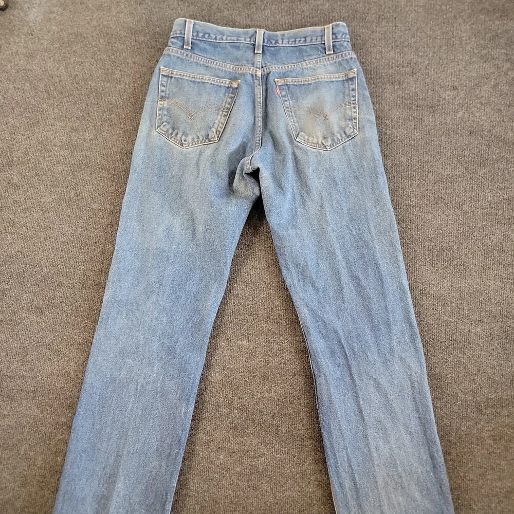 Levis 505 Vintage 90s 32x32 Regular Straight Leg Cotton Medium Wash Denim Jeans